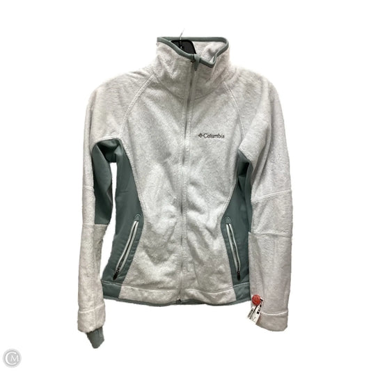 Jacket Fleece By Columbia In Green & White, Size: Xs