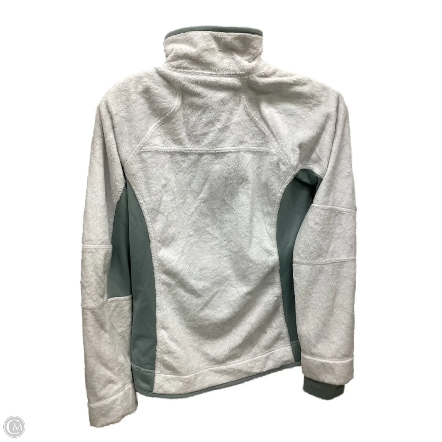 Jacket Fleece By Columbia In Green & White, Size: Xs