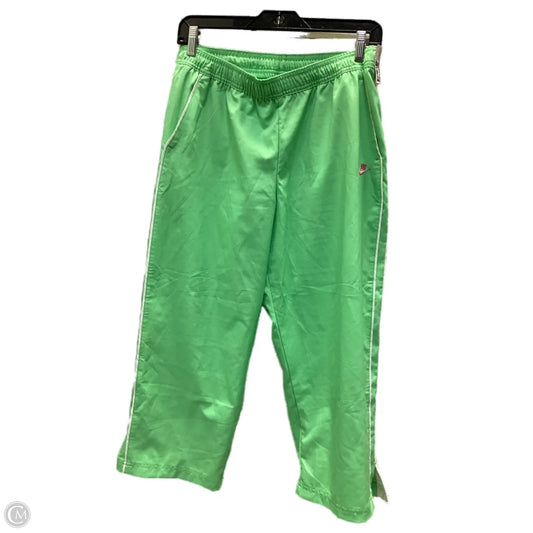 Athletic Pants By Nike Apparel In Green, Size: M