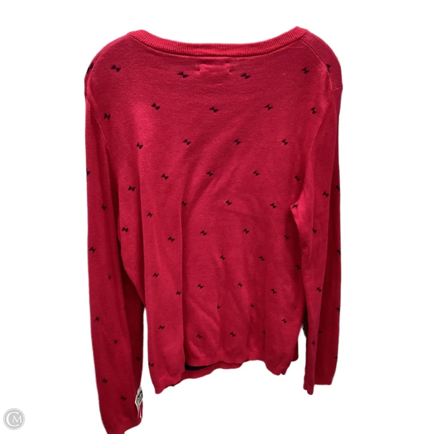 Top Long Sleeve By Tommy Hilfiger In Pink, Size: L