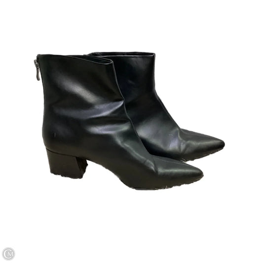 Boots Ankle Heels By Limited In Black, Size: 9