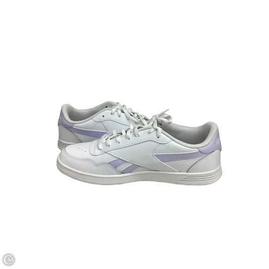 Shoes Flats By Reebok In Purple & White, Size: 11