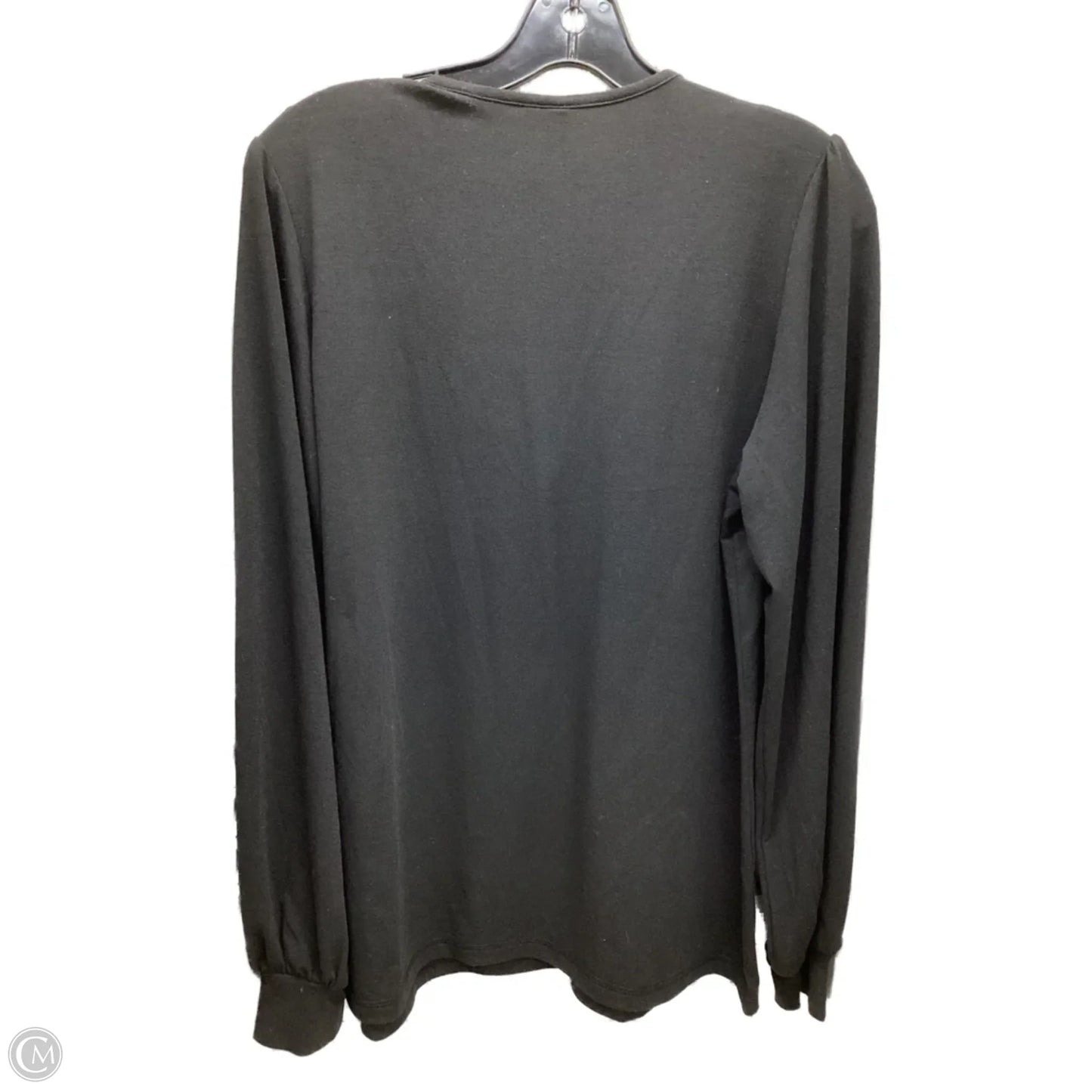 Top Long Sleeve By Clothes Mentor In Black, Size: M