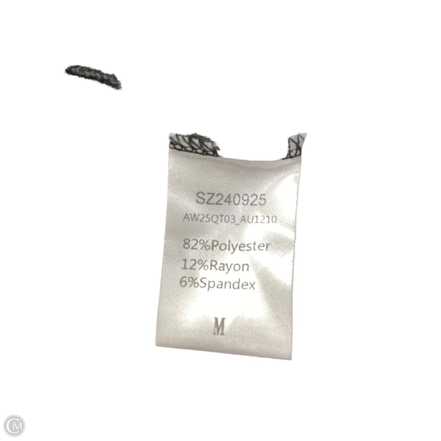 Top Long Sleeve By Clothes Mentor In Black, Size: M