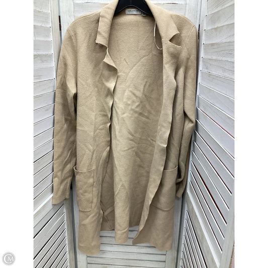 Cardigan By Clothes Mentor In Tan, Size: Xs