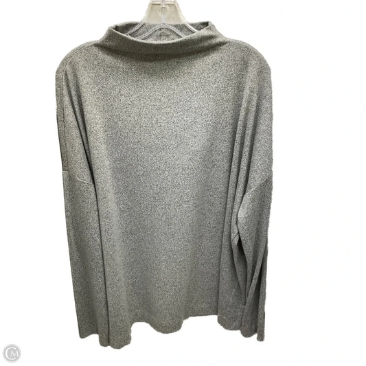 Top Long Sleeve By Loft In Grey, Size: Xl