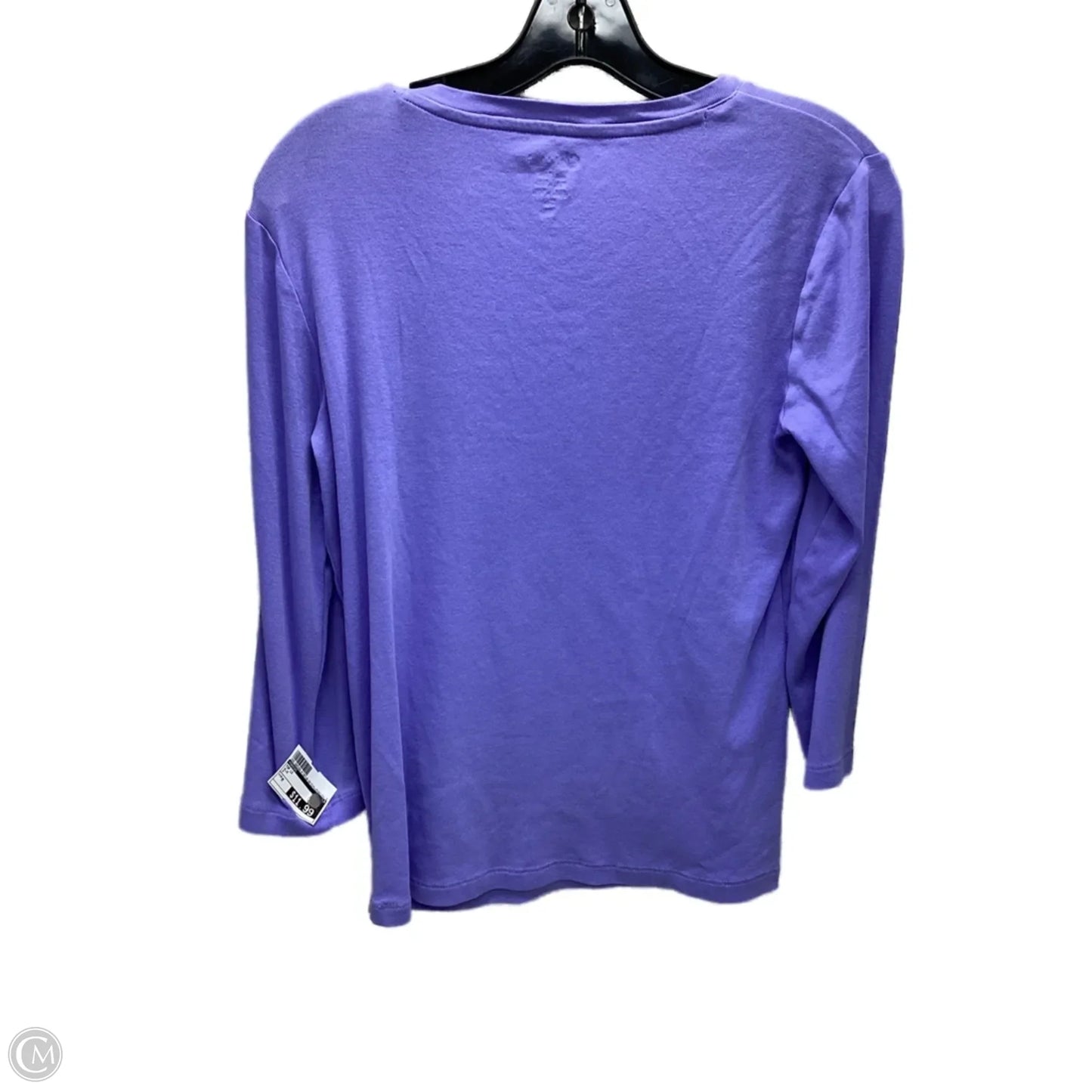 Top Long Sleeve By Chicos In Blue, Size: M
