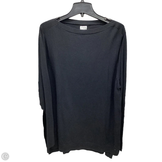 Top Long Sleeve By J. Crew In Black, Size: Xxl