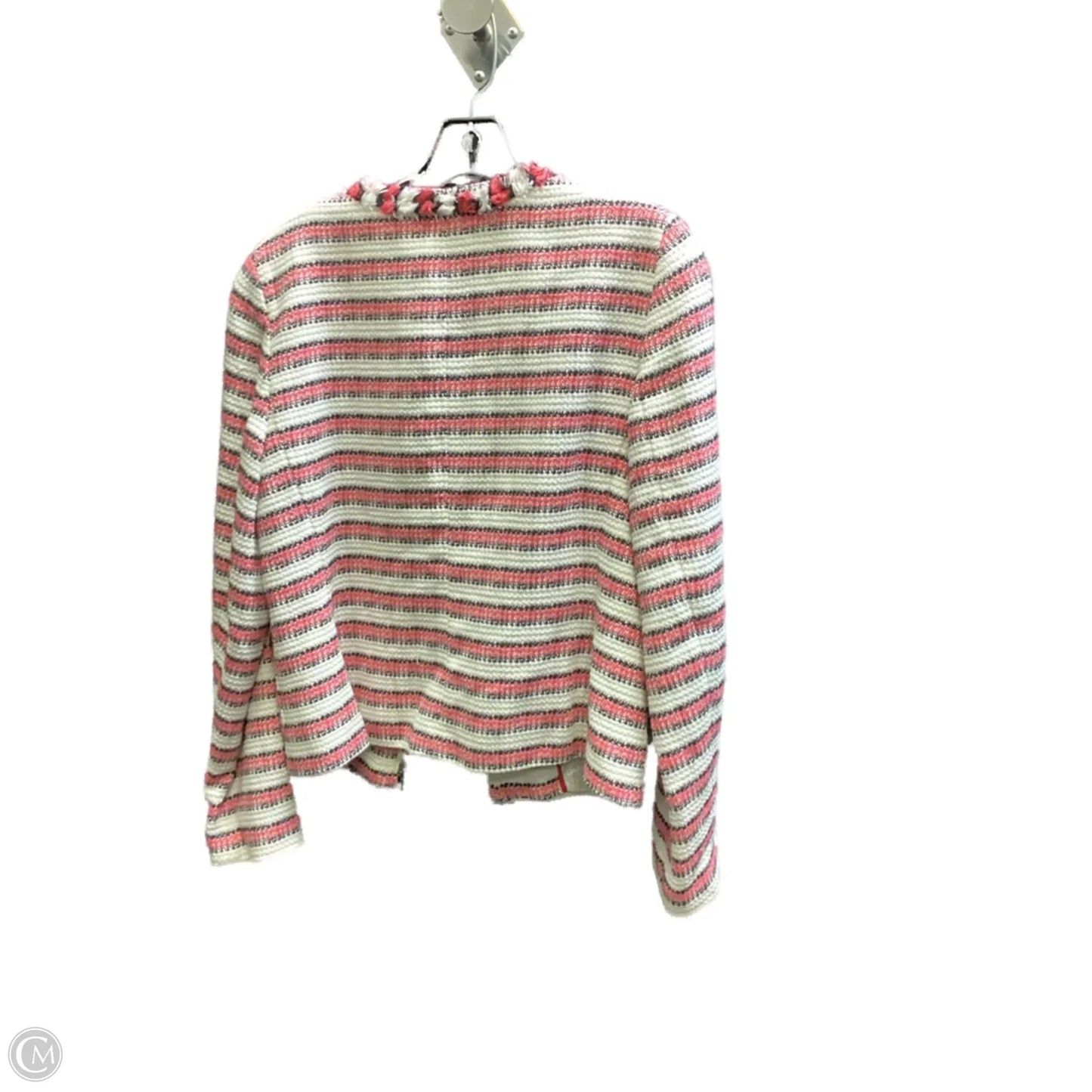 Blazer By Talbots In Striped Pattern, Size: 6