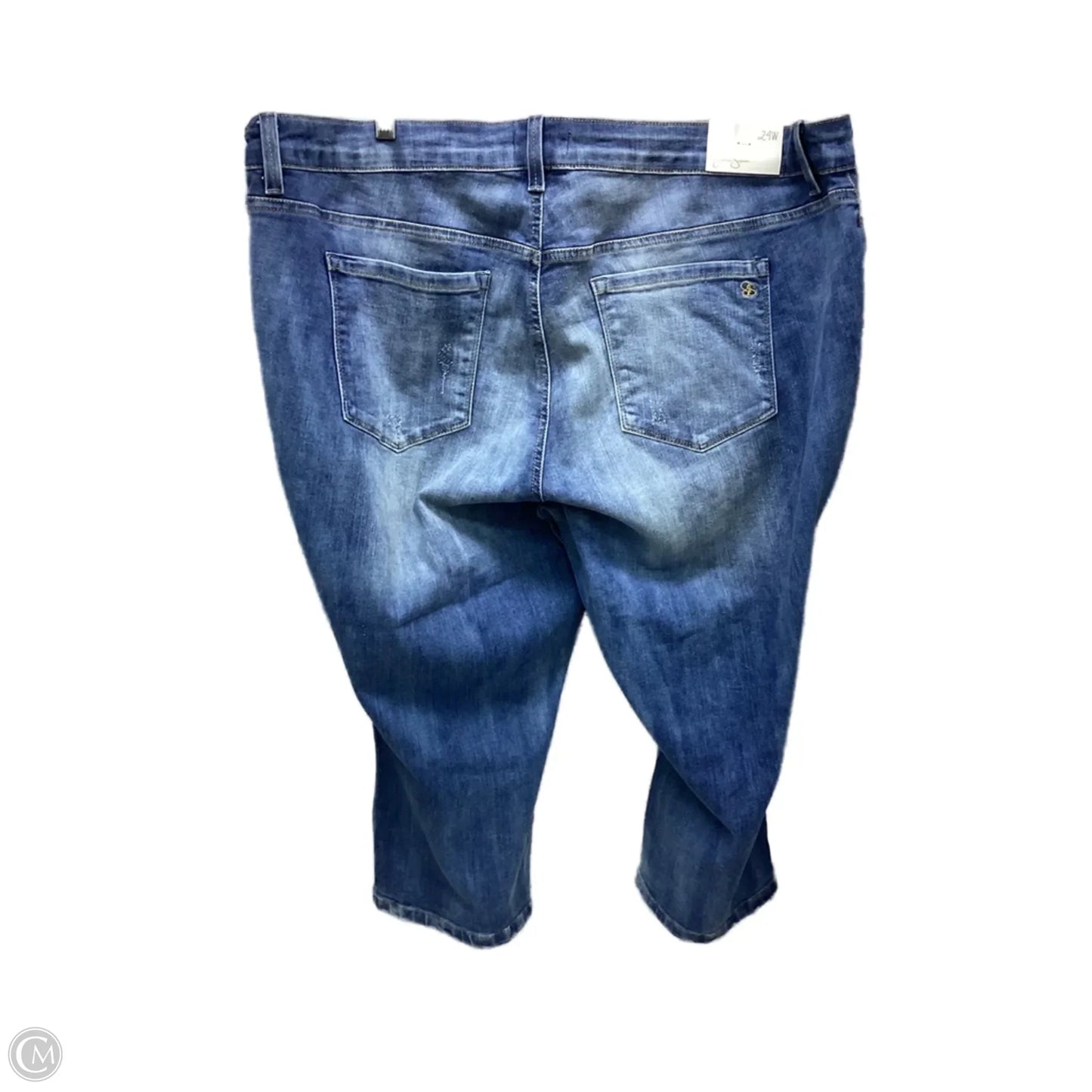 Capris By Jessica Simpson In Blue Denim, Size: 24