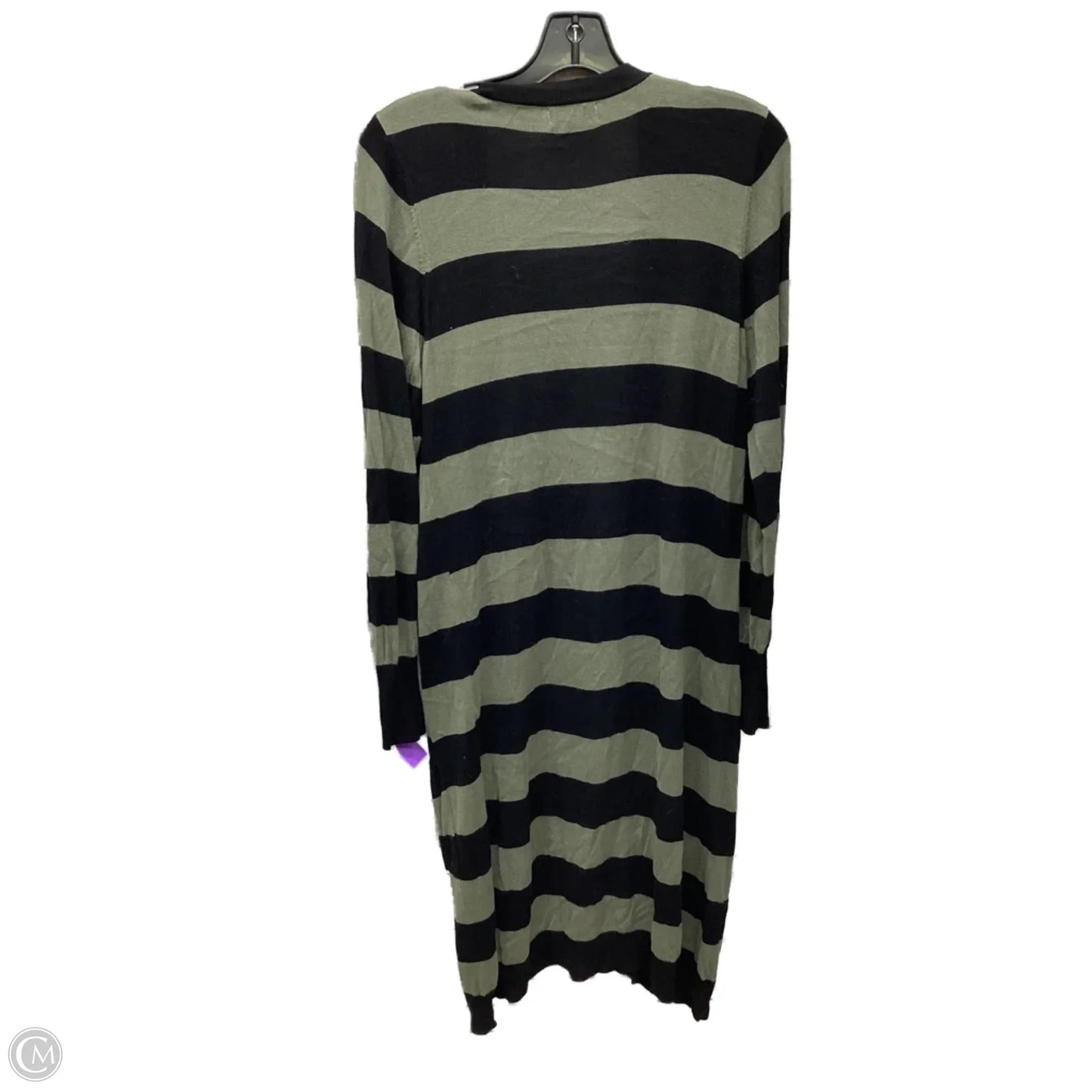 Cardigan By Joseph A. In Striped Pattern, Size: M