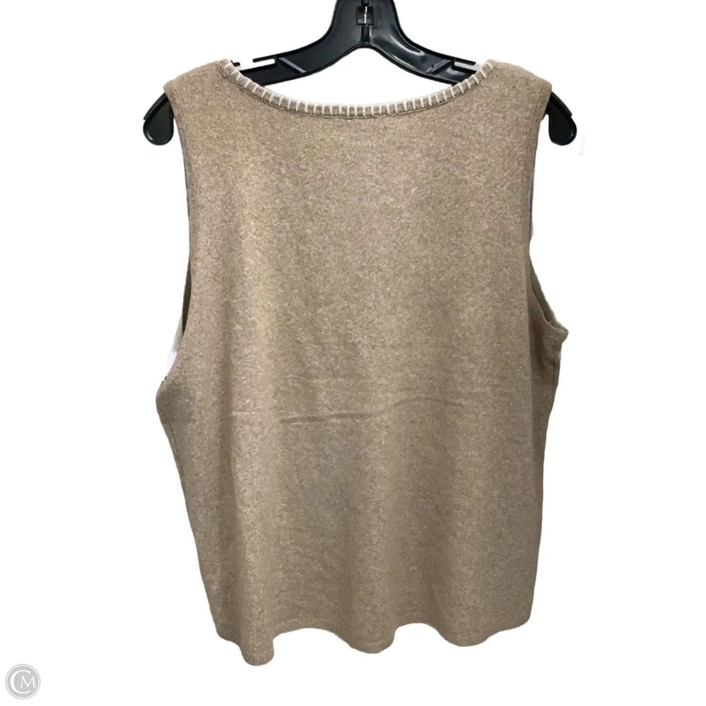 Top Sleeveless By Vince Camuto In Brown, Size: Xl