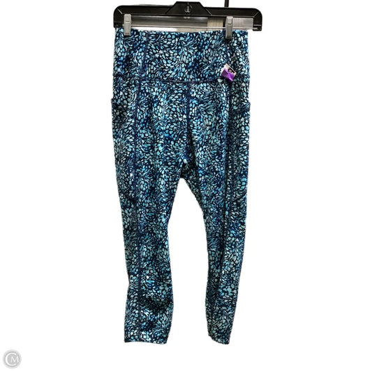 Athletic Leggings By Avia In Blue, Size: S