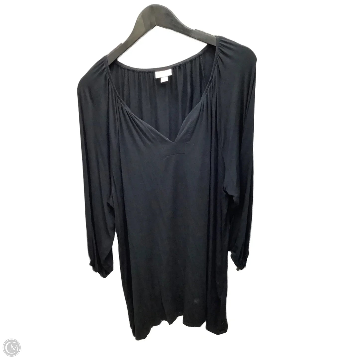 Top Long Sleeve By Lularoe In Black, Size: 3x