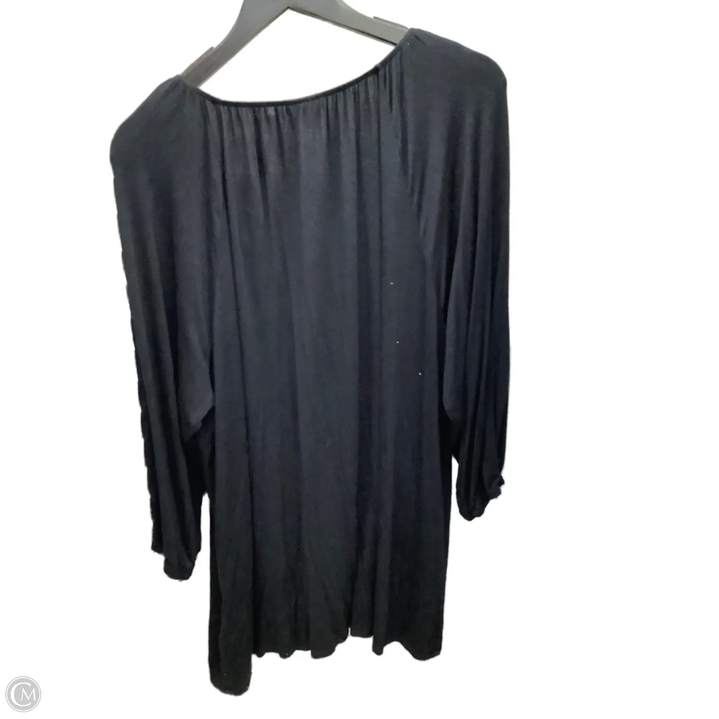 Top Long Sleeve By Lularoe In Black, Size: 3x