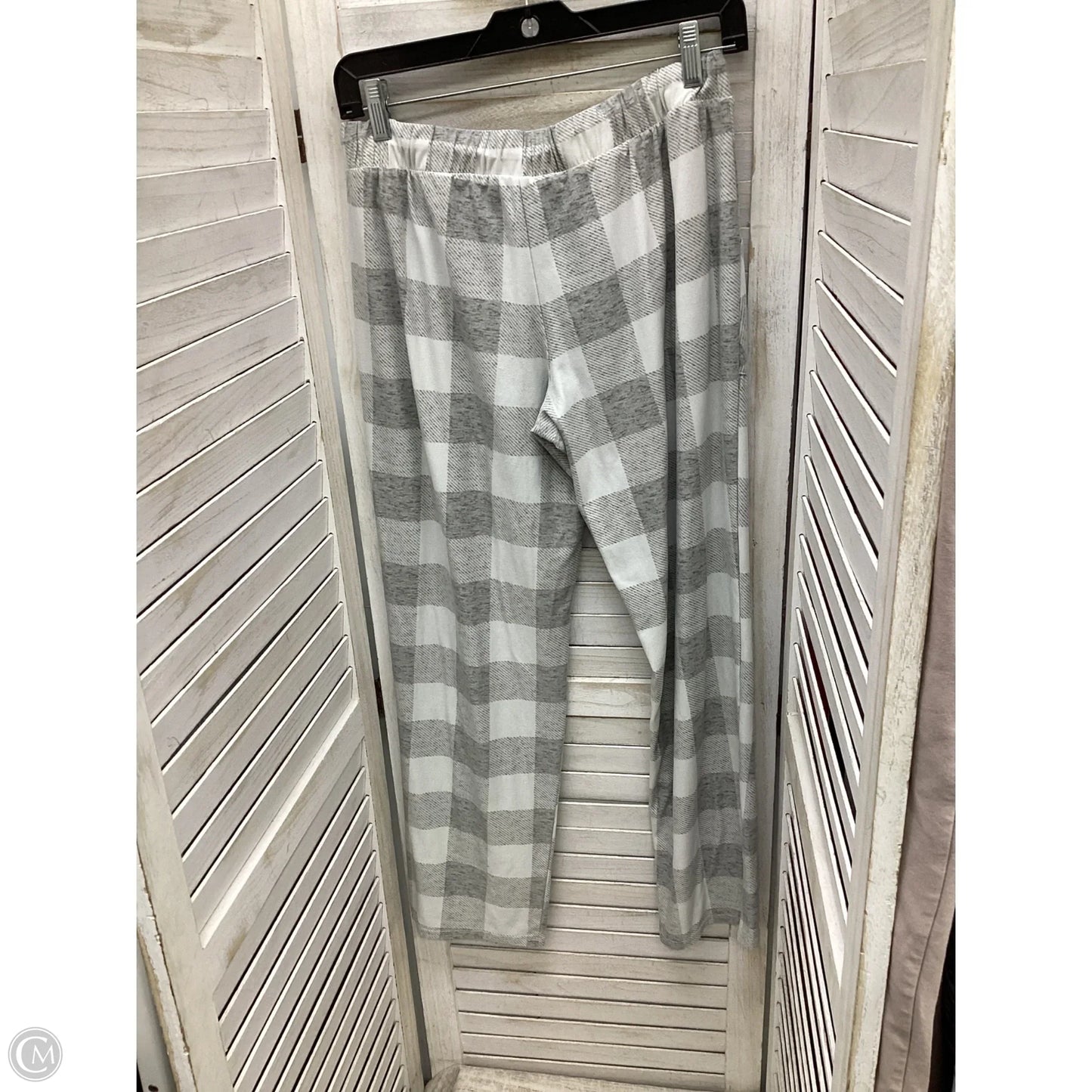 Pants Lounge By Lucky Brand In Plaid Pattern, Size: M