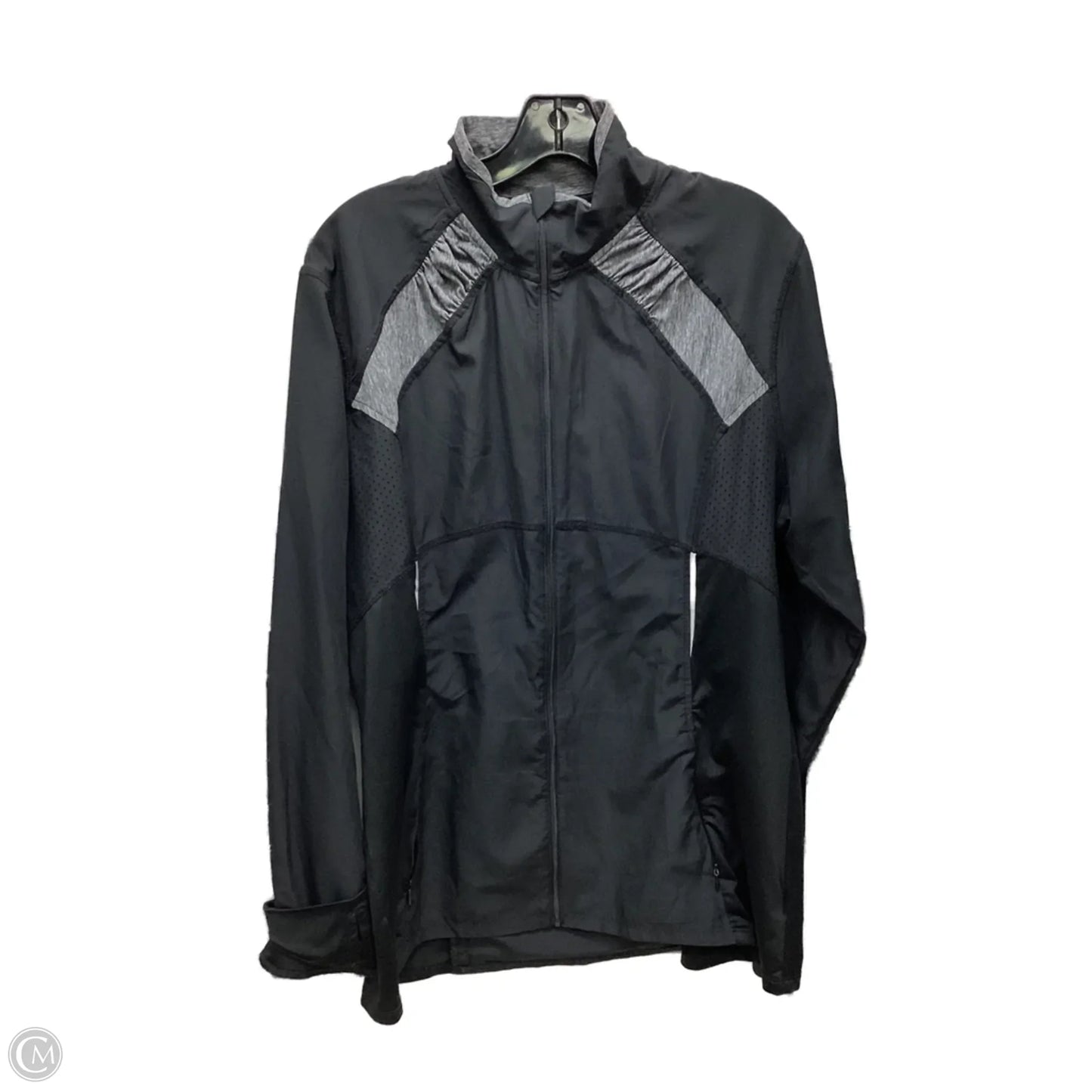 Athletic Jacket By Champion In Black, Size: Xl