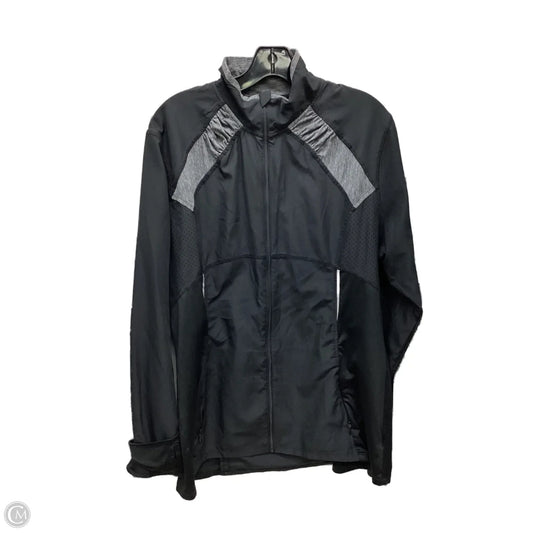 Athletic Jacket By Champion In Black, Size: Xl
