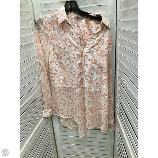Top Long Sleeve By Candies In Floral Print, Size: L