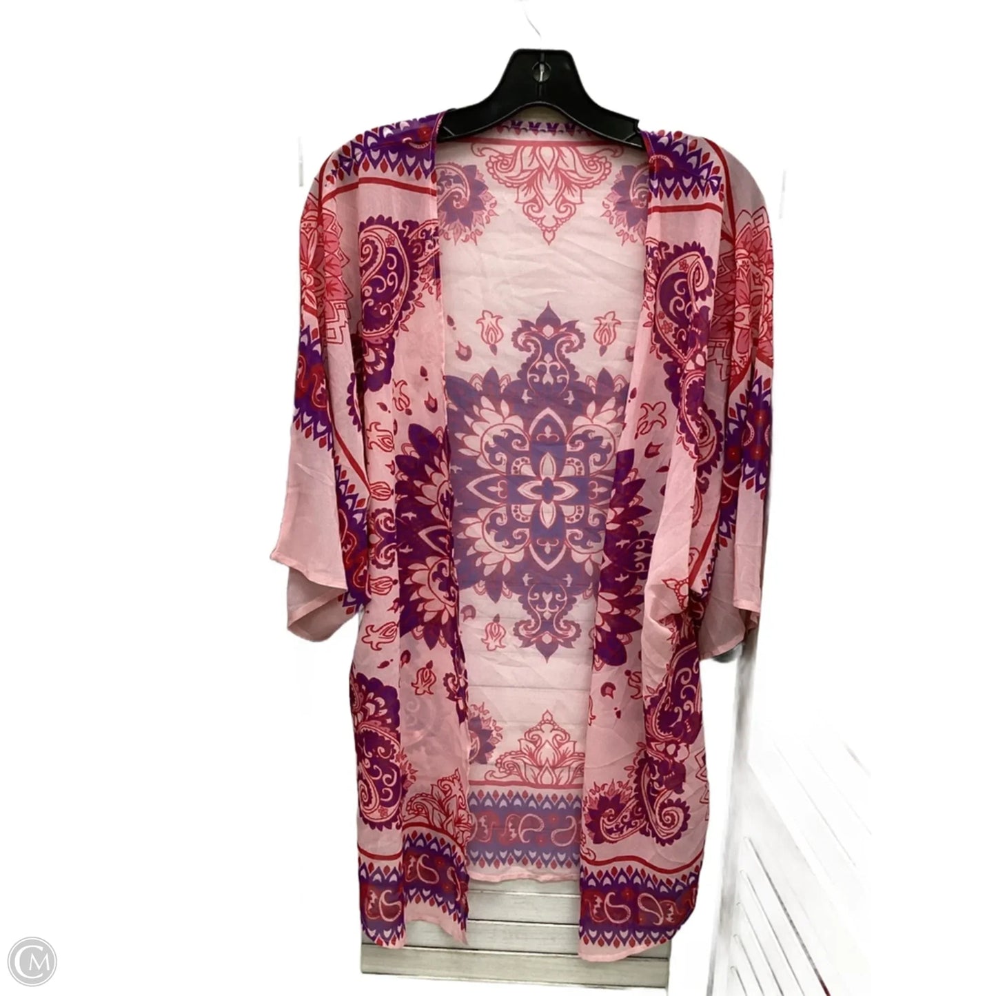 Swimwear Cover-up By Clothes Mentor In Paisley Print, Size: M