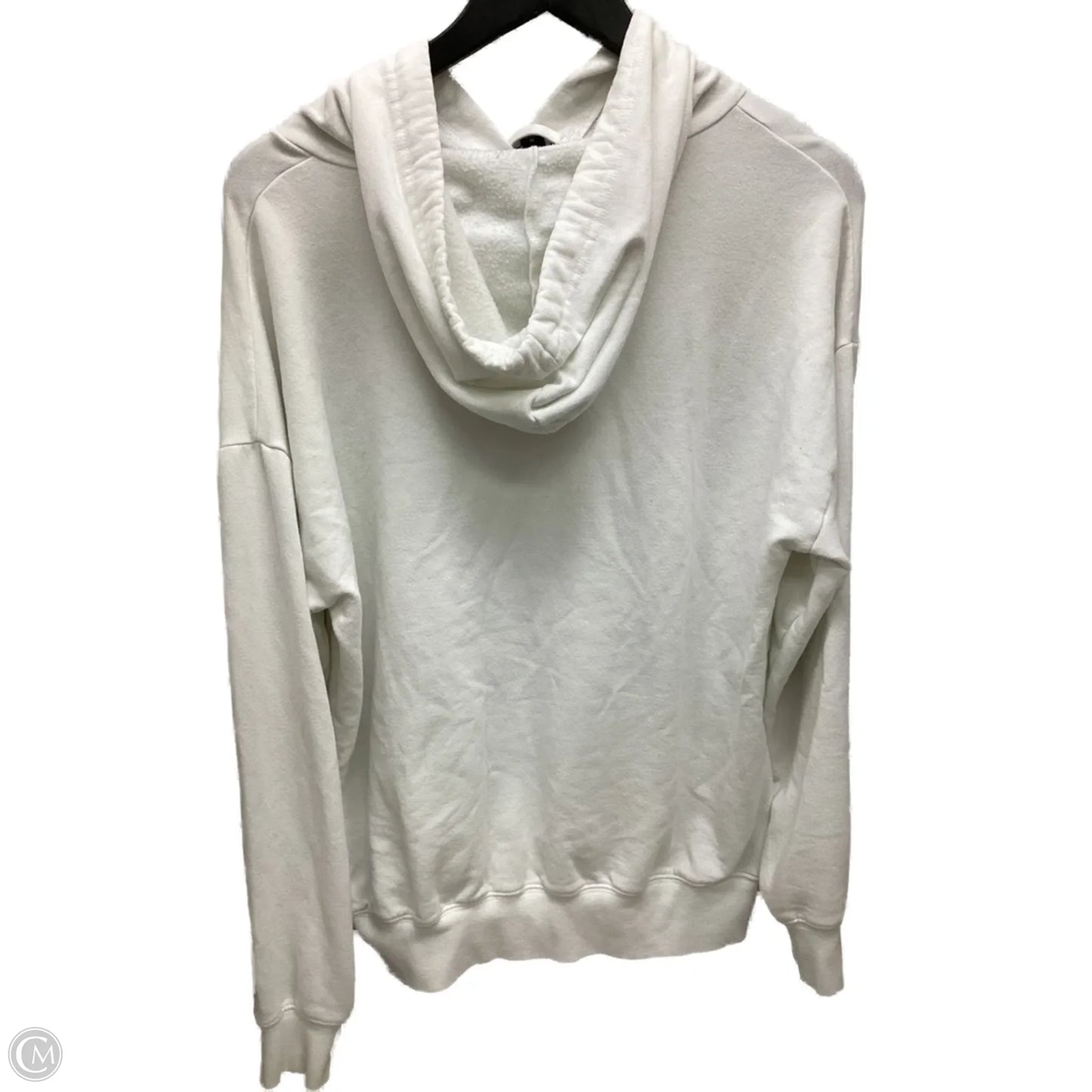 Sweatshirt Hoodie By Buffalo In White, Size: M