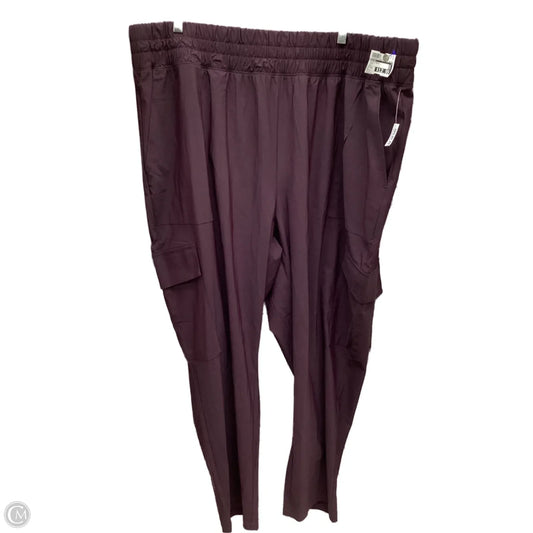 Athletic Pants By Old Navy In Maroon, Size: Xxl
