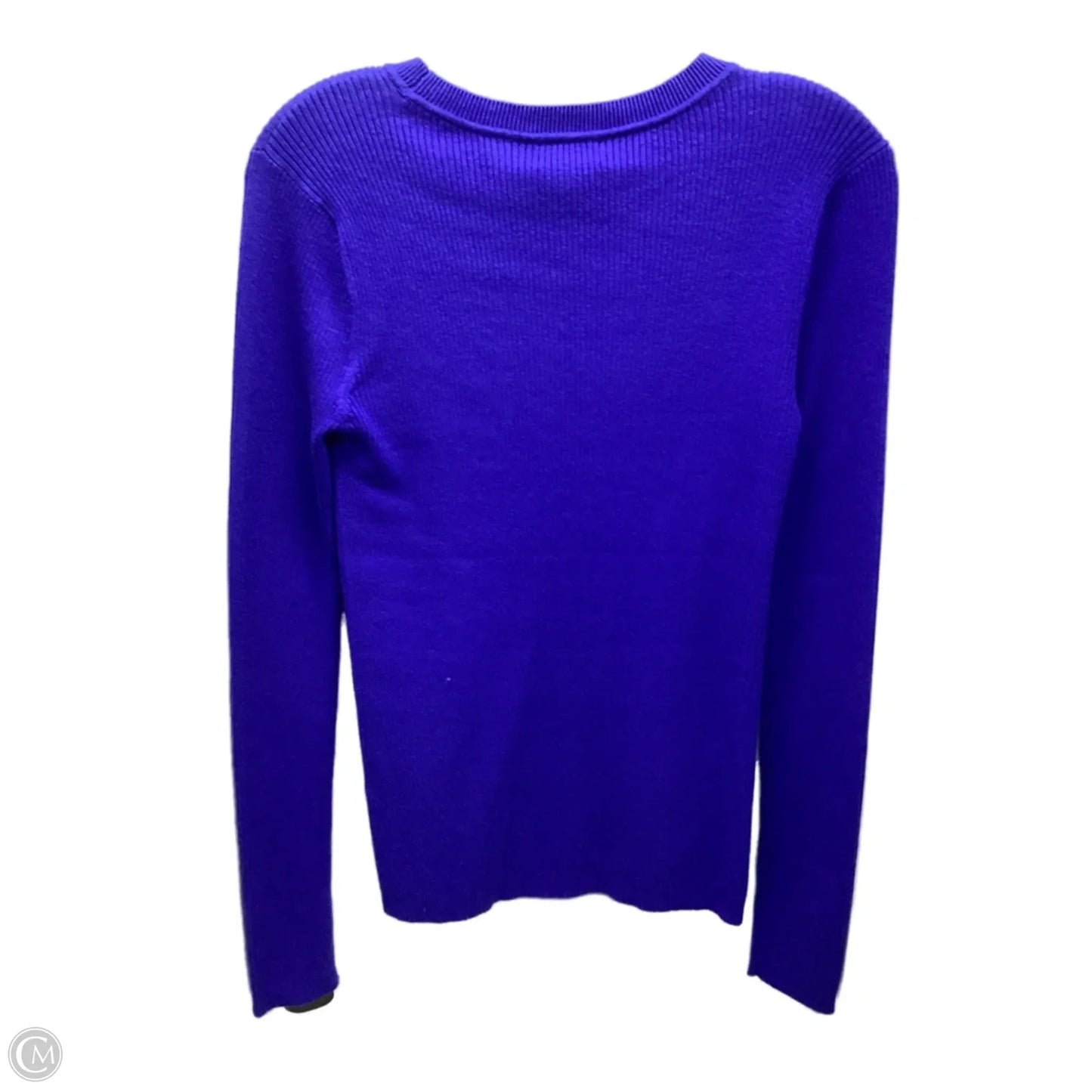 Top Long Sleeve By Halogen In Blue, Size: M