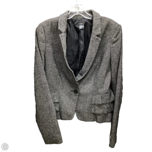Blazer By Ann Taylor In Black & White, Size: 10