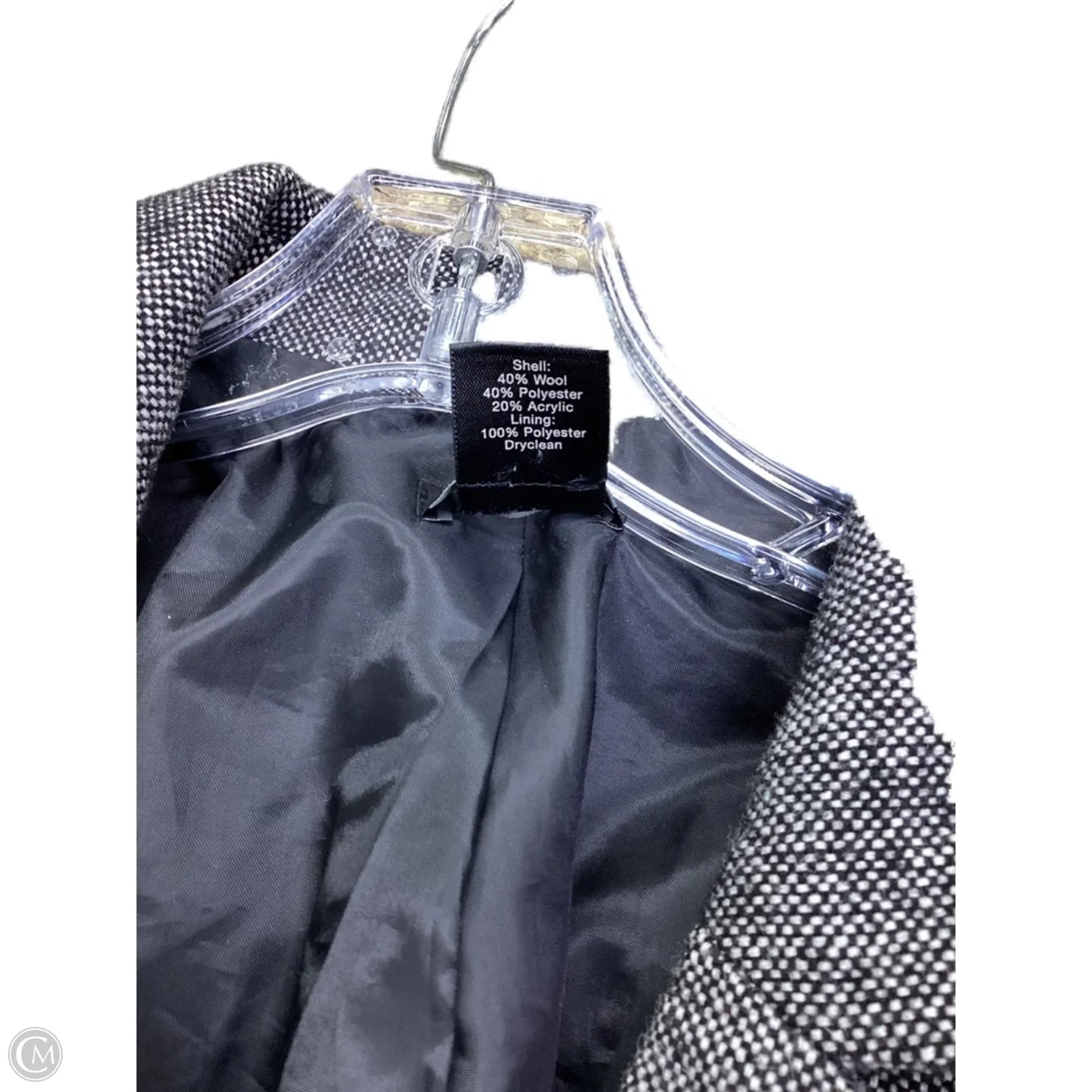 Blazer By Ann Taylor In Black & White, Size: 10