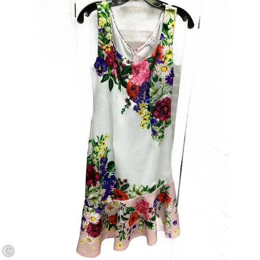 Dress Casual Midi By Venus In Floral Print, Size: M