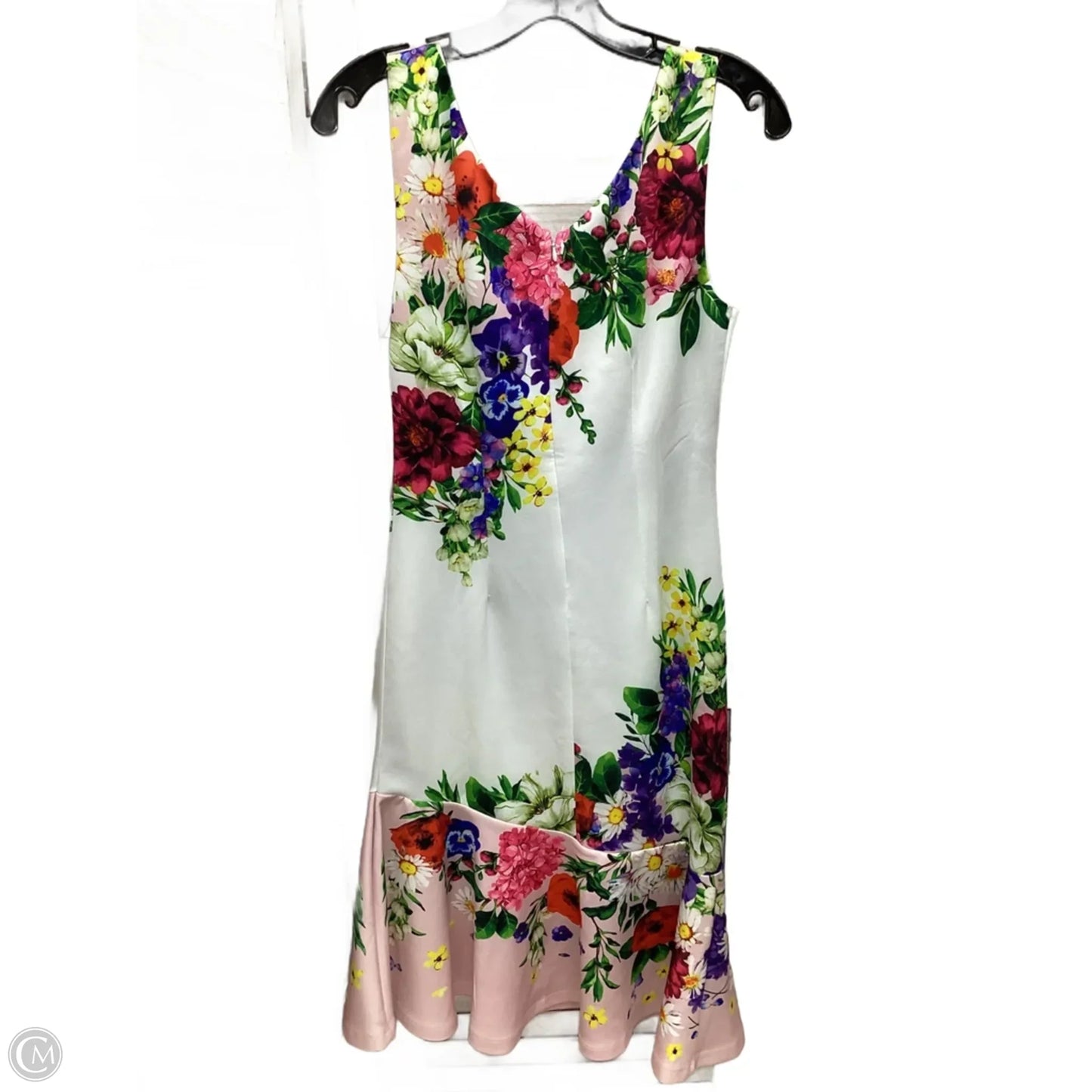 Dress Casual Midi By Venus In Floral Print, Size: M