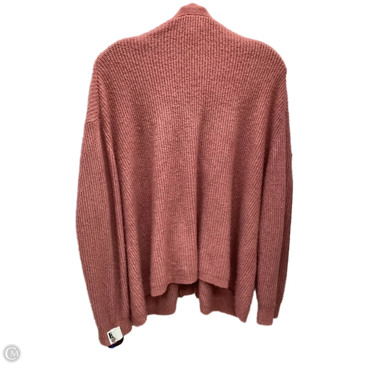 Sweater Cardigan By American Eagle In Mauve, Size: L