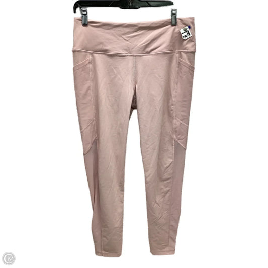 Athletic Leggings By Victorias Secret In Pink, Size: L