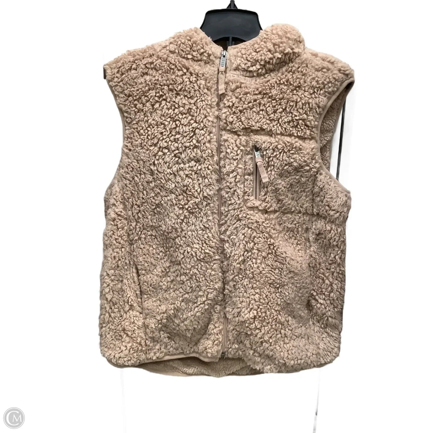 Vest Faux Fur & Sherpa By Weatherproof In Pink, Size: L