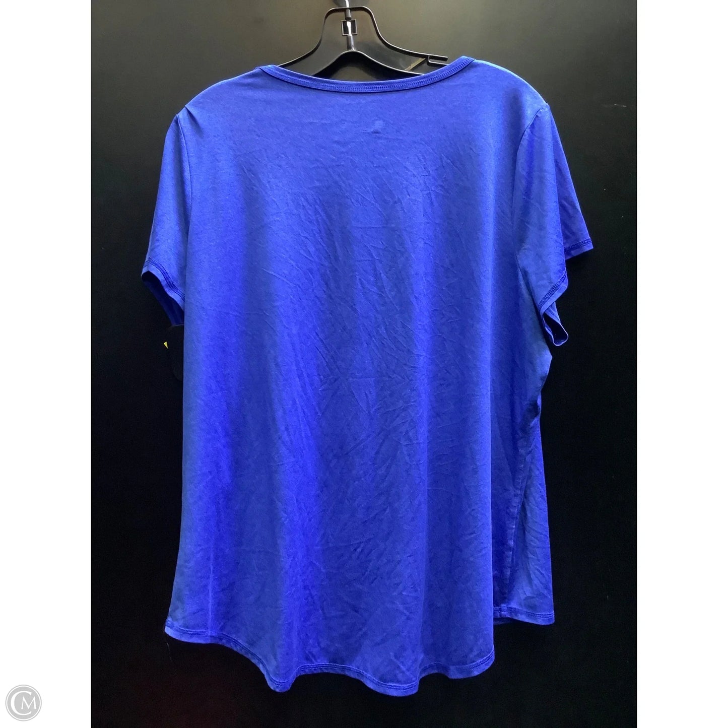 Athletic Top Short Sleeve By Xersion In Blue, Size: 2x
