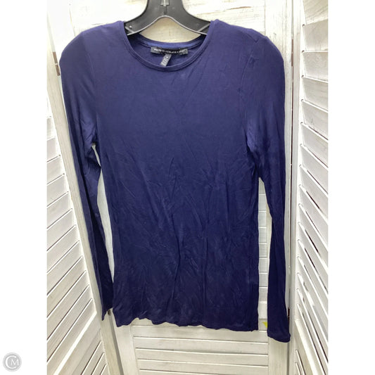 Top Long Sleeve By White House Black Market In Blue, Size: S