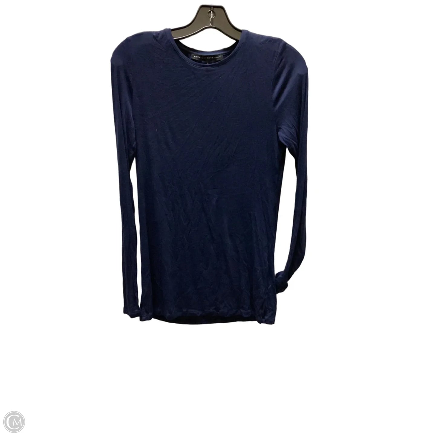 Top Long Sleeve By White House Black Market In Blue, Size: S