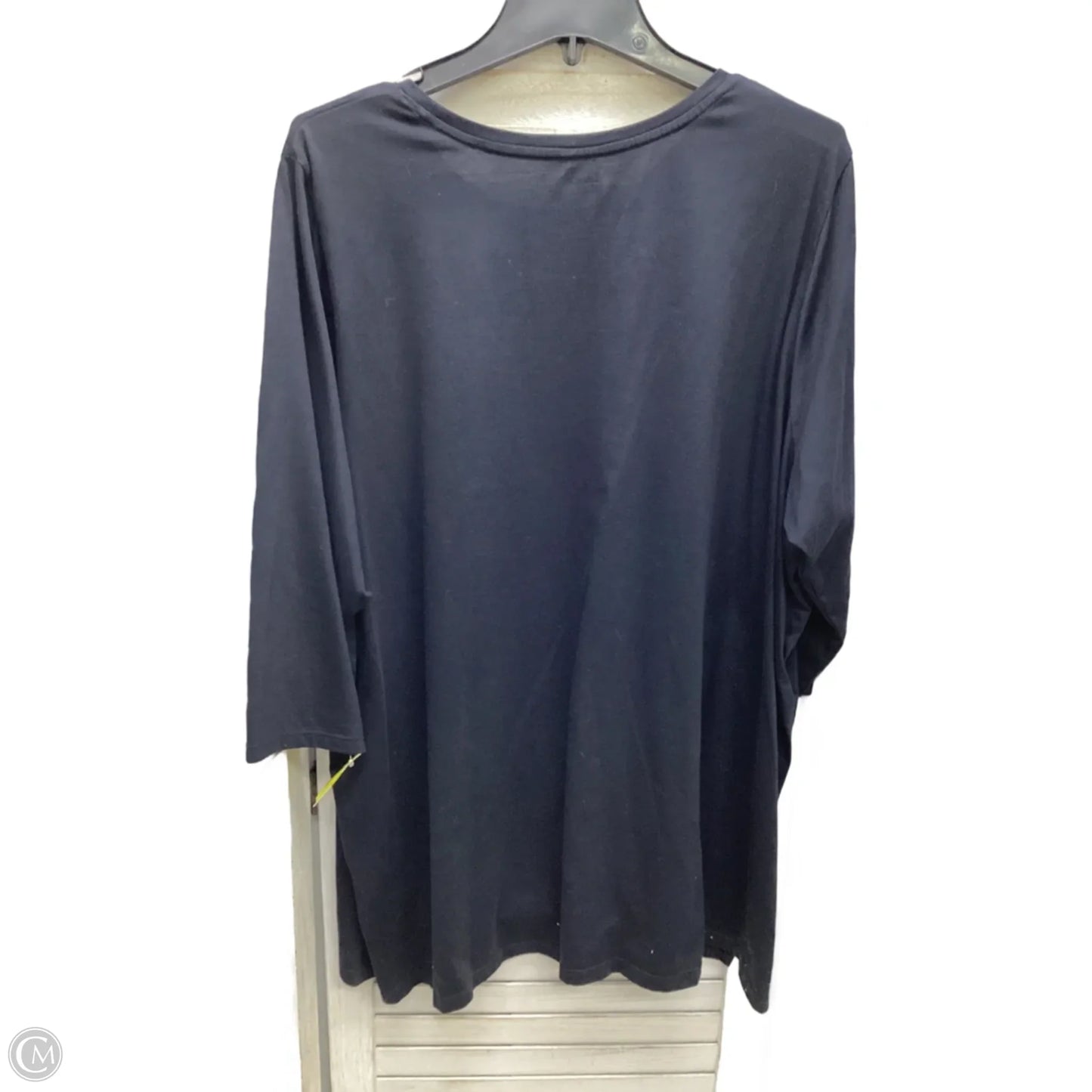 Tunic Long Sleeve By Lands End In Black, Size: 3x