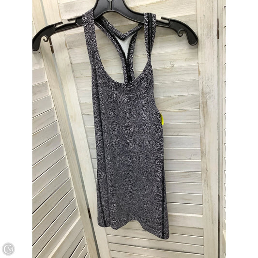 Athletic Tank Top By Lululemon In Black & White, Size: 4