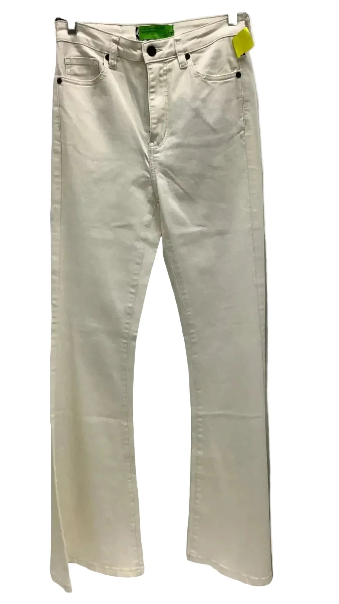 Jeans Flared By Clothes Mentor In Ivory, Size: 4