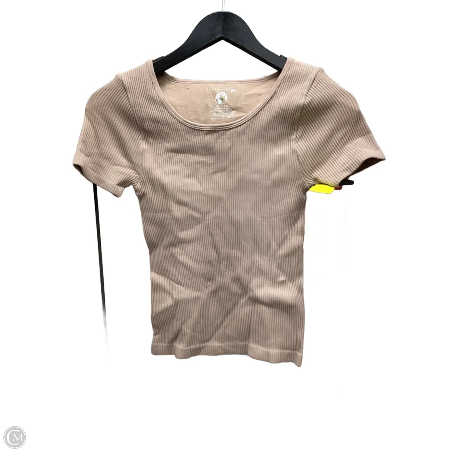 Top Short Sleeve By Free People In Mauve, Size: Xl