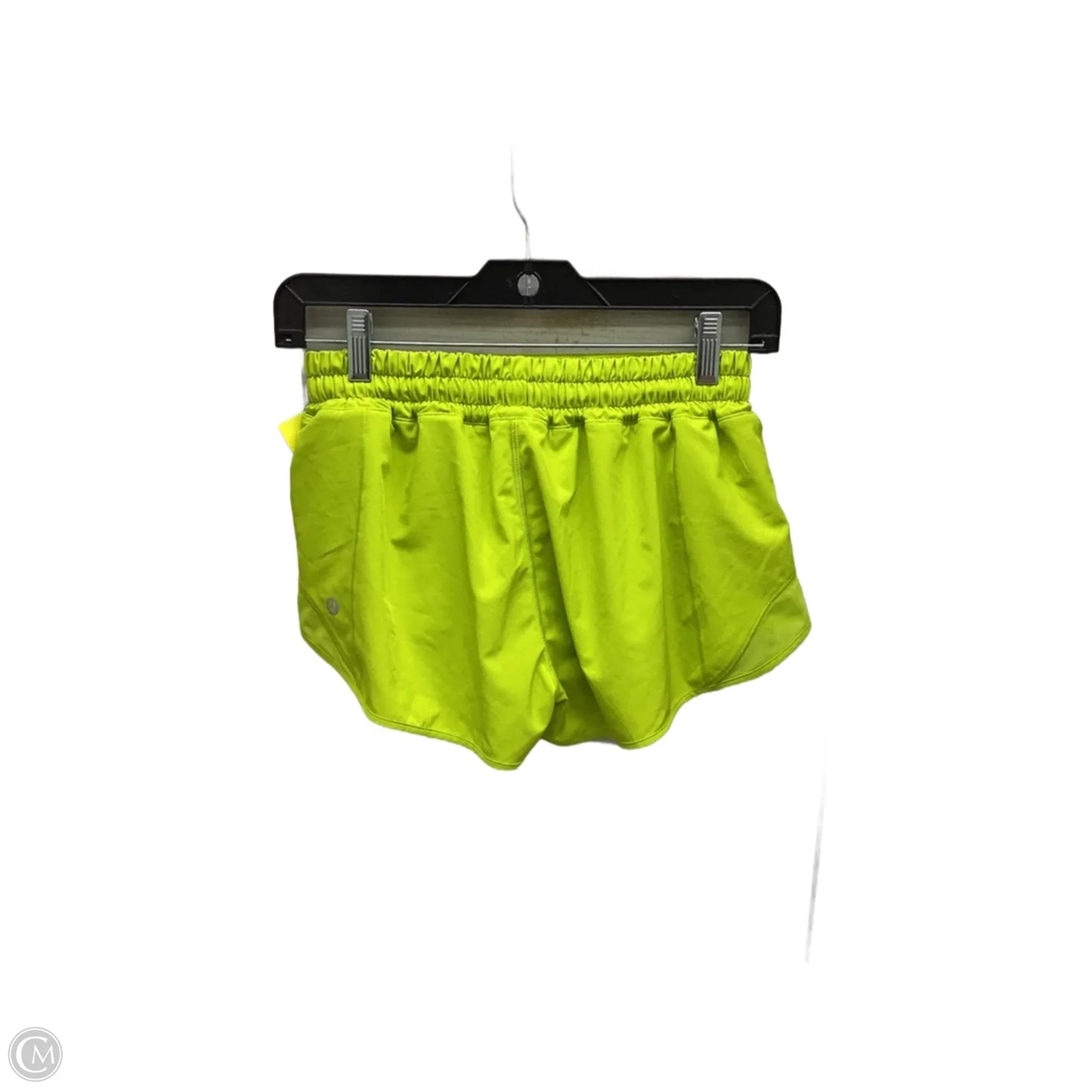 Athletic Shorts By Lululemon In Yellow, Size: 6