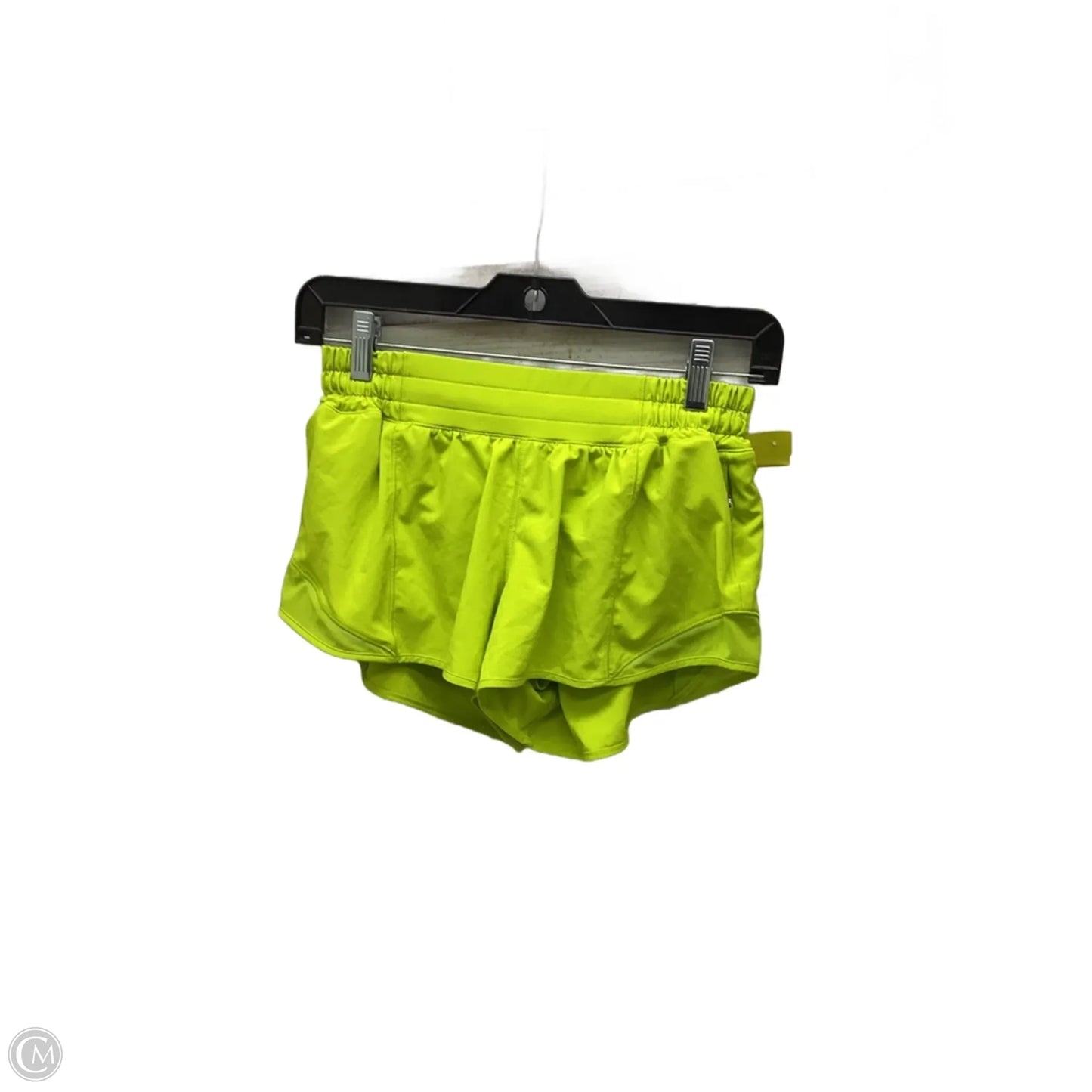 Athletic Shorts By Lululemon In Yellow, Size: 6