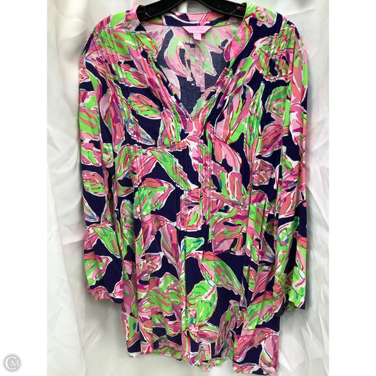 Top Long Sleeve Designer By Lilly Pulitzer In Multi-colored, Size: Xl