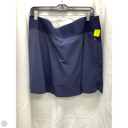 Athletic Skort By Puma In Blue, Size: Xl