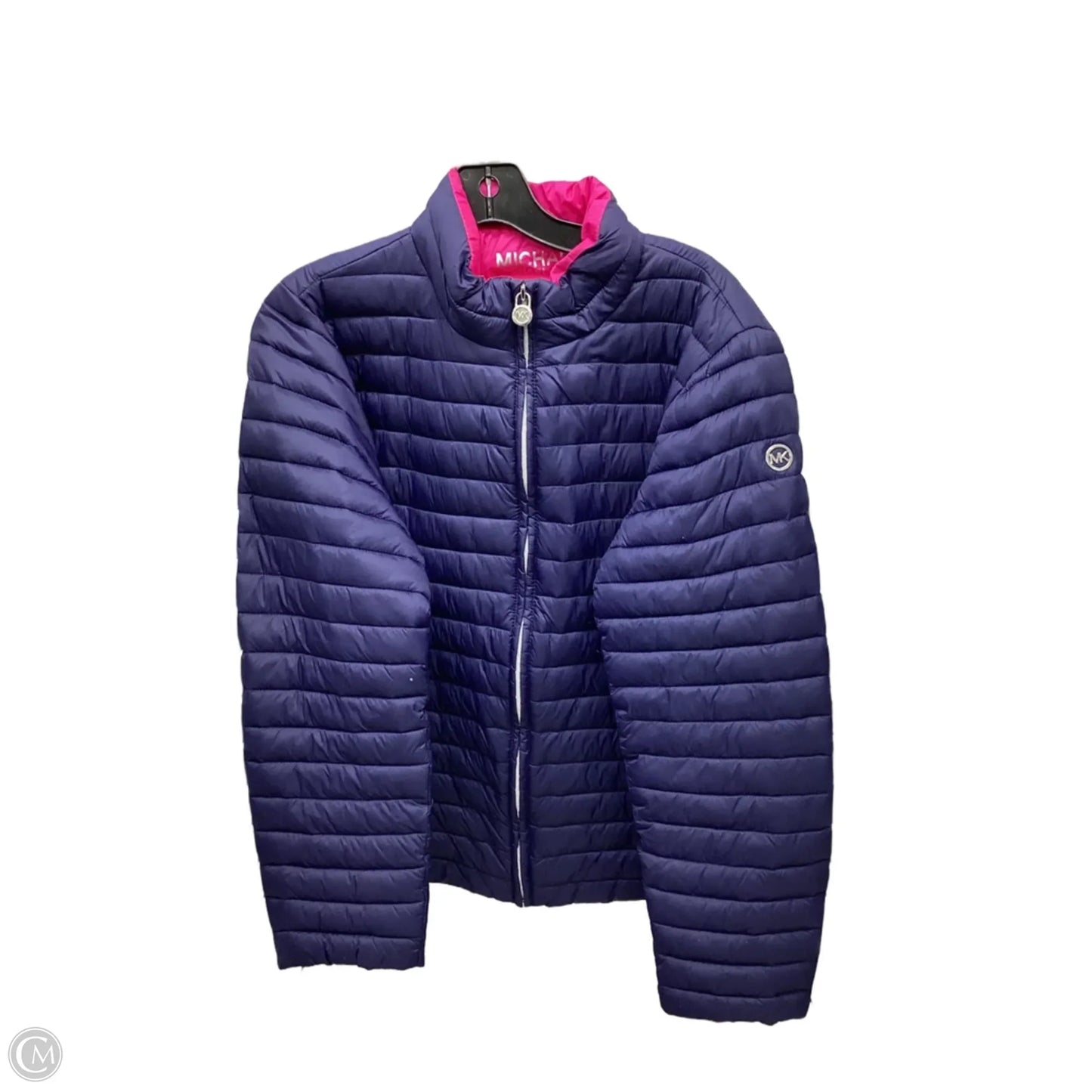 Jacket Puffer & Quilted By Michael By Michael Kors In Blue, Size: Xl