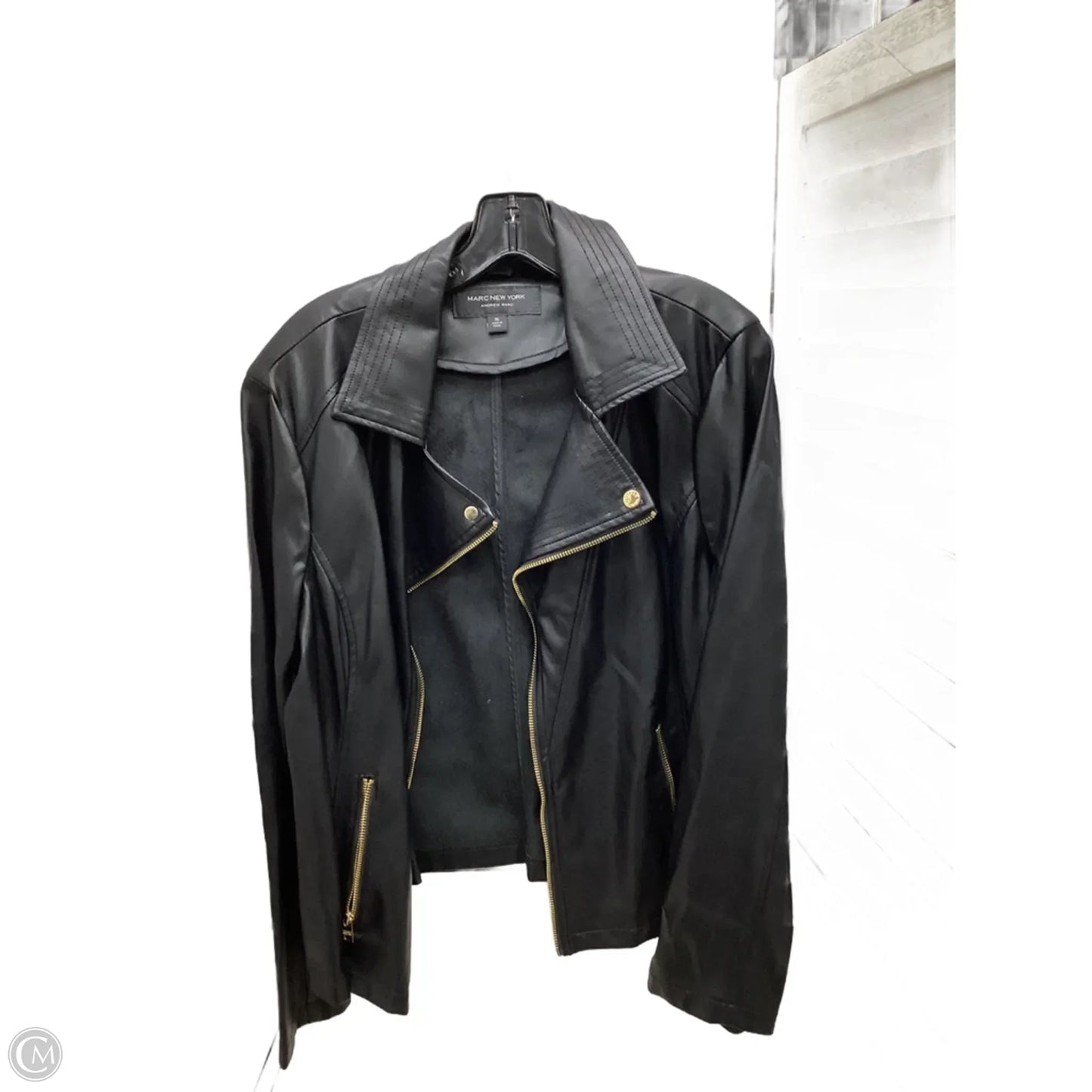 Jacket Moto By Marc New York In Black, Size: Xl