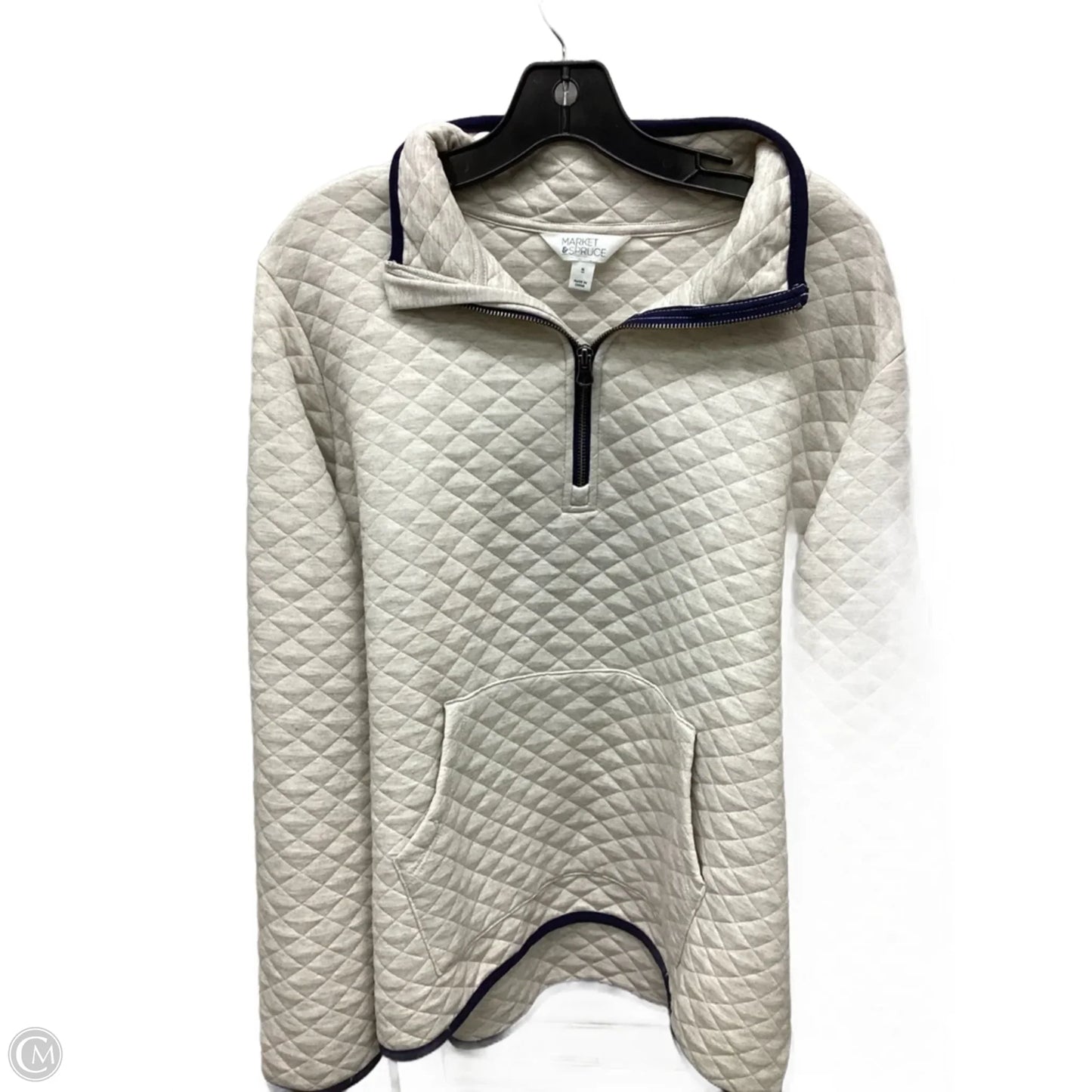 Sweatshirt Collar By Market & Spruce In Cream, Size: Xl