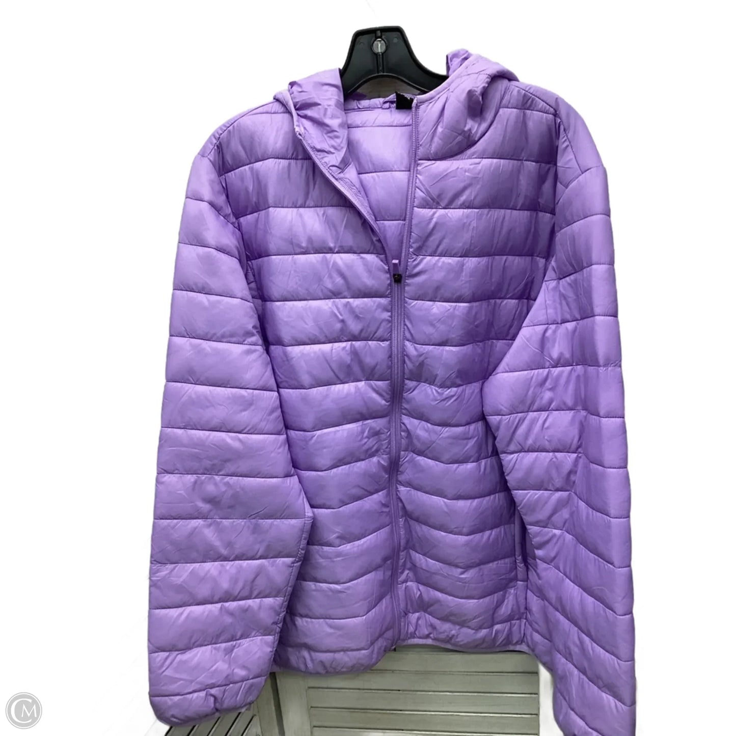 Jacket Puffer & Quilted By Clothes Mentor In Purple, Size: 2x