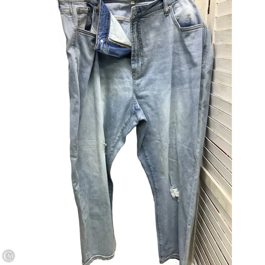 Jeans Straight By Oat In Blue Denim, Size: 22